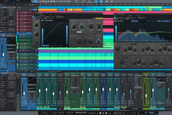 Recenze program na pravu hudby pro PC Presonus Studio One 5 (2021)