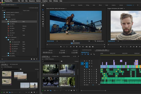 Recenze program na pravu videa pro PC Adobe Premiere Pro (2023)