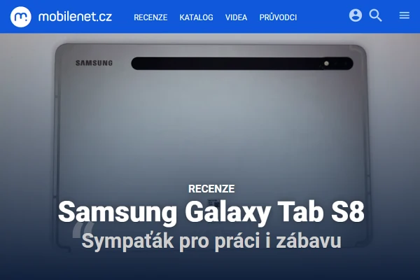 Recenze tablet Samsung Galaxy Tab S8 (2022)