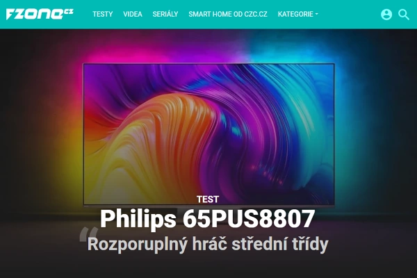 Recenze Android TV Philips 65PUS8807 (2022)