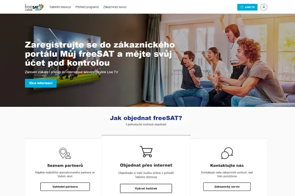 Satelitn� televize freeSAT