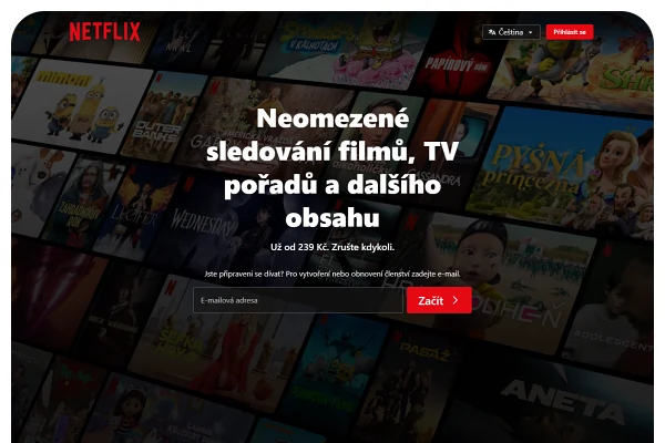 Streamovac sluba Netflix