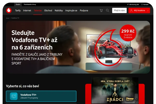 Internetov televize Vodafone TV
