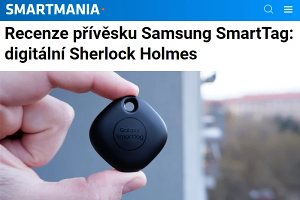 Recenze Bluetooth loktor Samsung Galaxy SmartTag (2021)