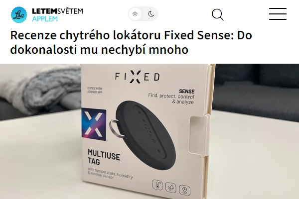 Recenze Bluetooth loktor Fixed Sense (2022)