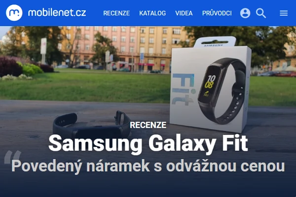 Recenze fitness nramek Samsung Galaxy Fit (2019)
