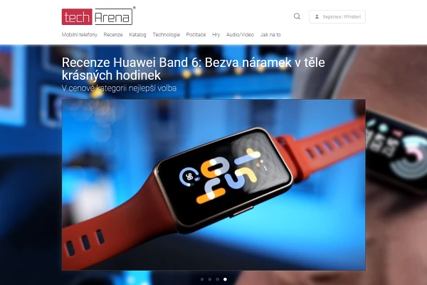 Recenze fitness nramek Huawei Band 6 (2021)