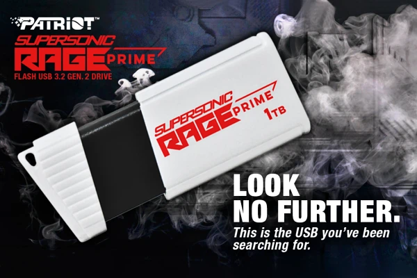 Recenze USB flash disk Patriot SuperSonic Rage Prime (2021)