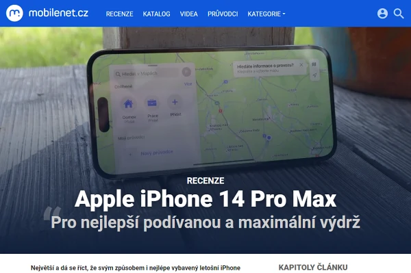 Recenze mobiln telefon Apple iPhone 14 Pro Max (2022)