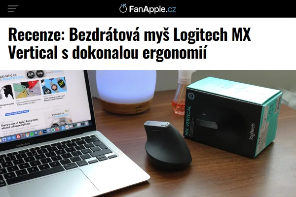 Recenze potaov my Logitech MX Vertical Ergonimic Mouse (2022)
