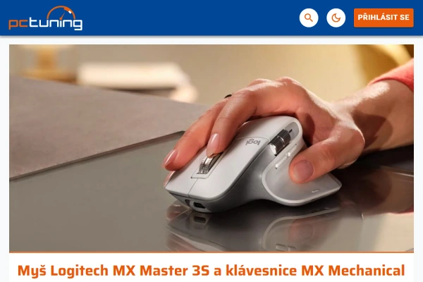 Recenze počítačová myš Logitech MX Master 3S