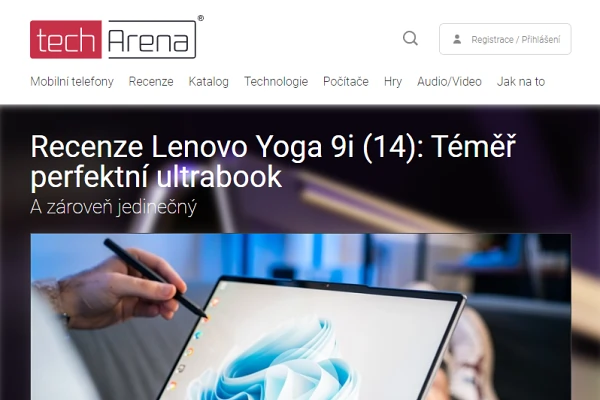 Recenze notebook Lenovo Yoga 9i
