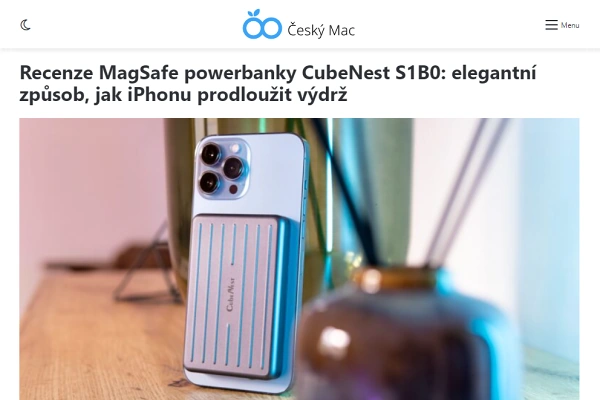 Recenze powerbanka MagSafe CubeNest S1B0 (2022)
