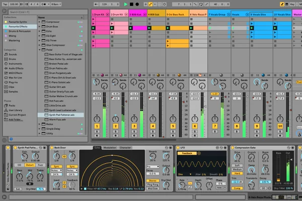 Recenze program na pravu hudby pro PC Ableton Live 10 (2019)