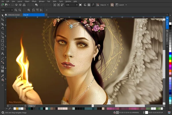 Recenze grafick program na PC CorelDraw Graphic Suite (2020)