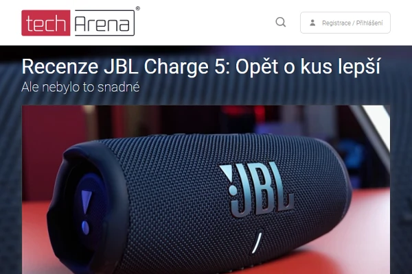 Recenze Bluetooth reproduktor JBL Charge 5 (2021)
