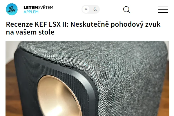 Recenze PC reproduktory KEF LSX II (2022)