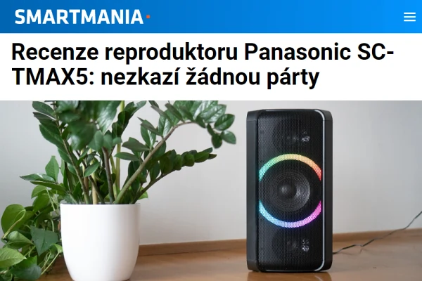 Recenze párty reproduktor Panasonic SC-TMAX5