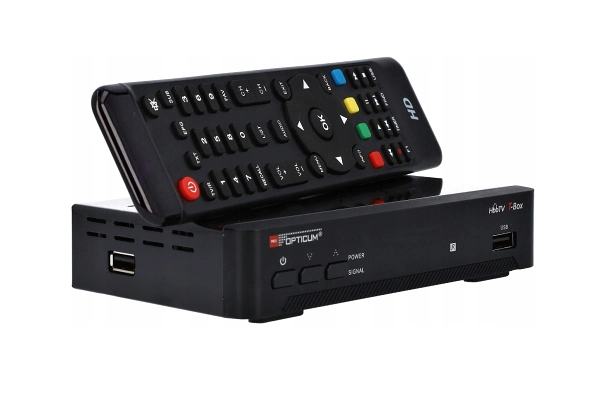 Recenze DVB-T2 set-top box Opticum HbbTV T-Box H.265 (2023)