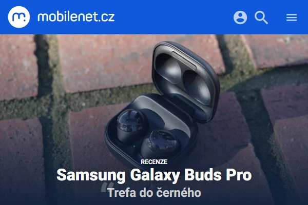 Recenze sluchátka Samsung Galaxy Buds Pro