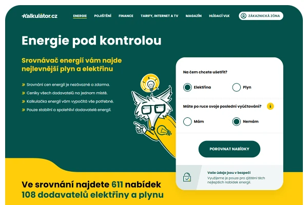 Recenze srovnva energi Kalkultor (2025)