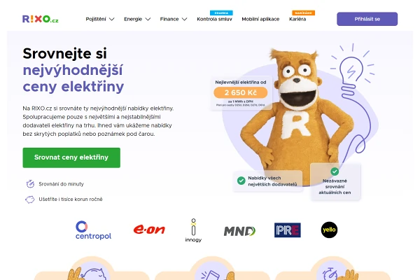 Recenze srovnva energi RIXO (2025)
