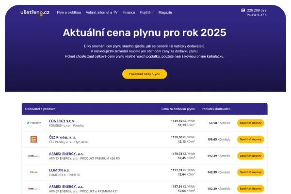 Recenze srovnva energi Ueteno (2025)