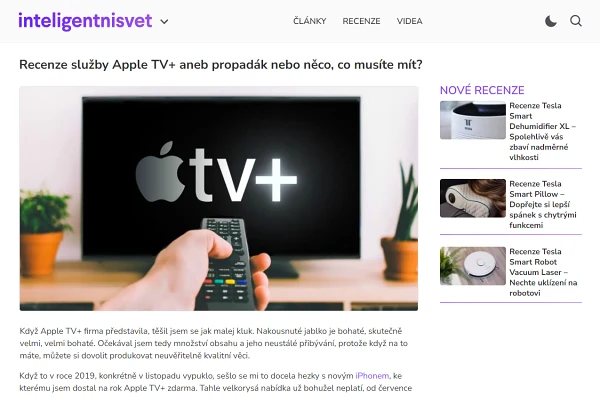 Recenze streamovac sluba Apple TV+ (2021)