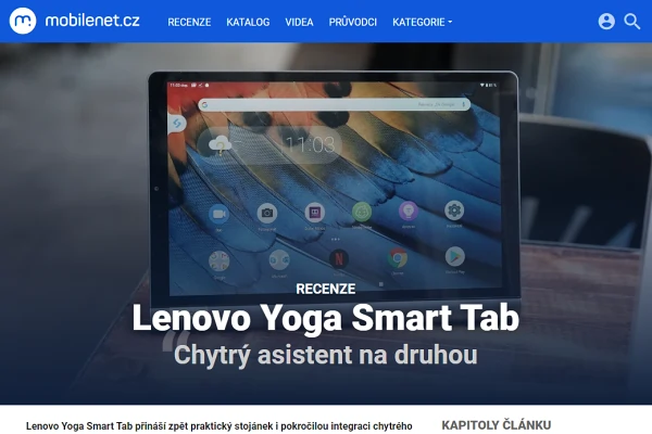 Recenze tablet Lenovo Yoga Smart Tab (2019)