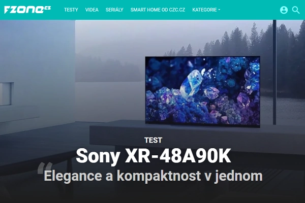 Recenze televize Sony Bravia XR-48A90K (2022)